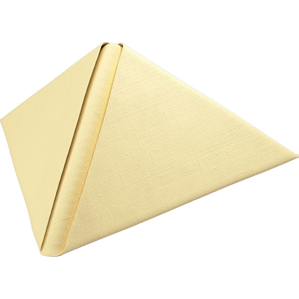 Dunilin-Servietten 40 x 40 cm 1/4 Falz Cream (186779)