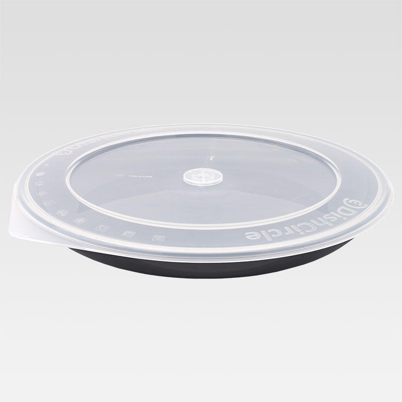 DishCircle Teller tief 26 cm Ø 2-geteilt aus robustem Kunststoff