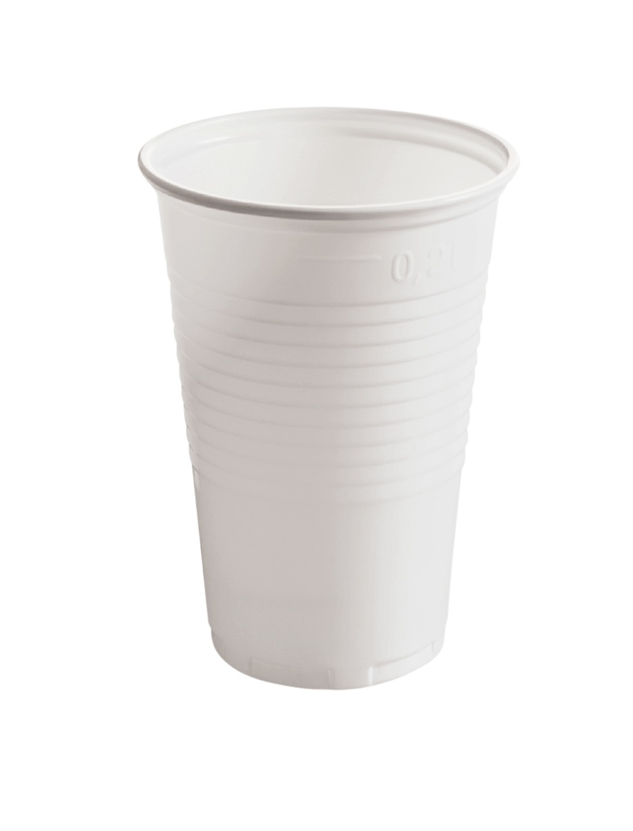 Trinkbecher PP 0,18 l weiß