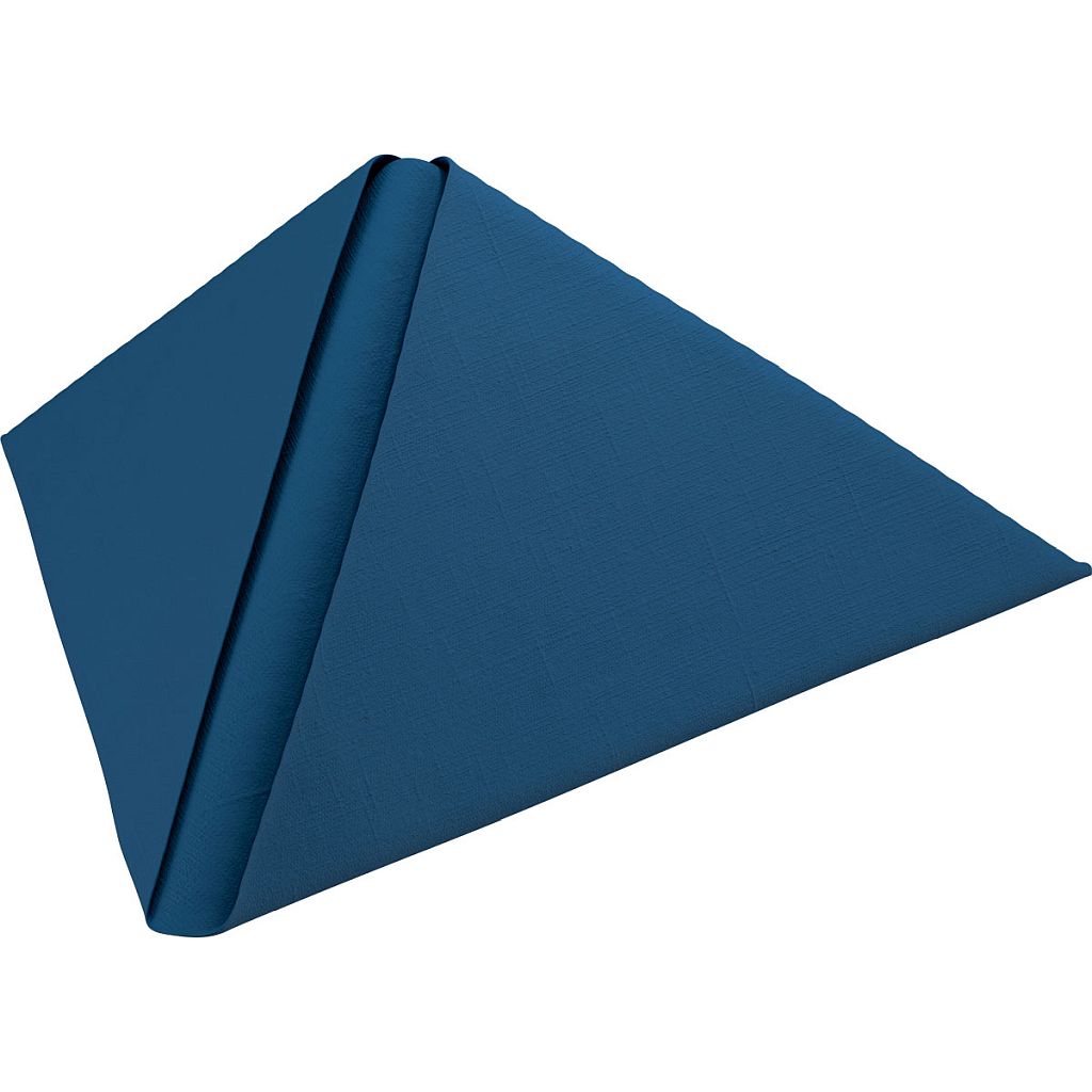 Dunilin-Servietten 48 x 48 cm 1/4 Falz Dunkelblau (186789)