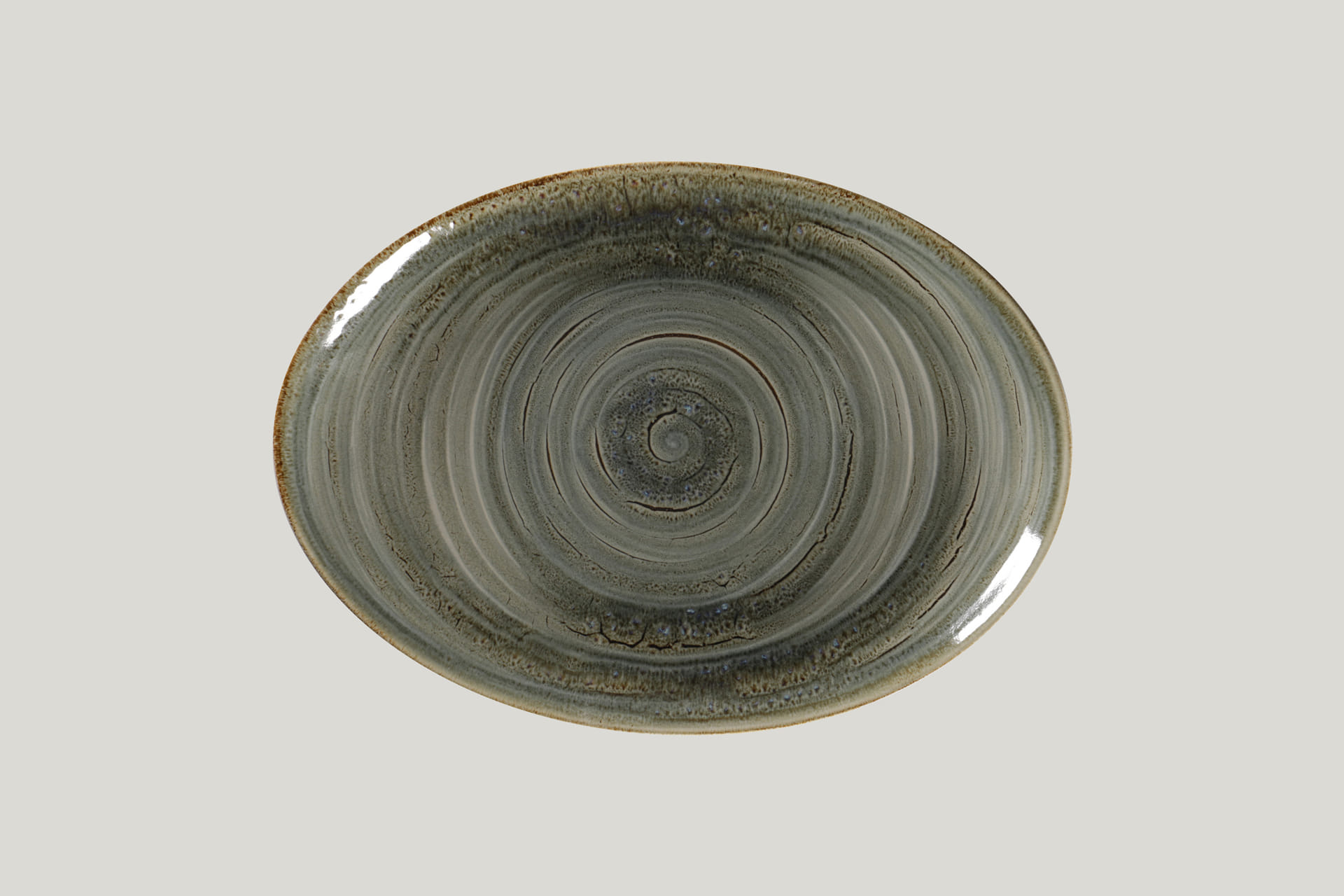 RAK Platte oval L 32 cm B 23 cm RAKSTONE / SPOT peridot (SPTNNOP32)