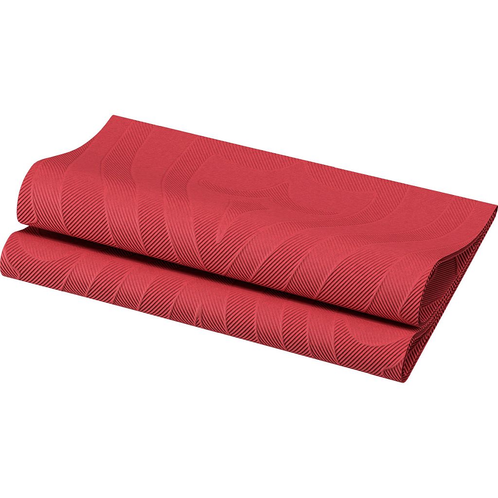 Elegance-Servietten 40 x 40 cm 1/4 Falz Lily bordeaux (168434)