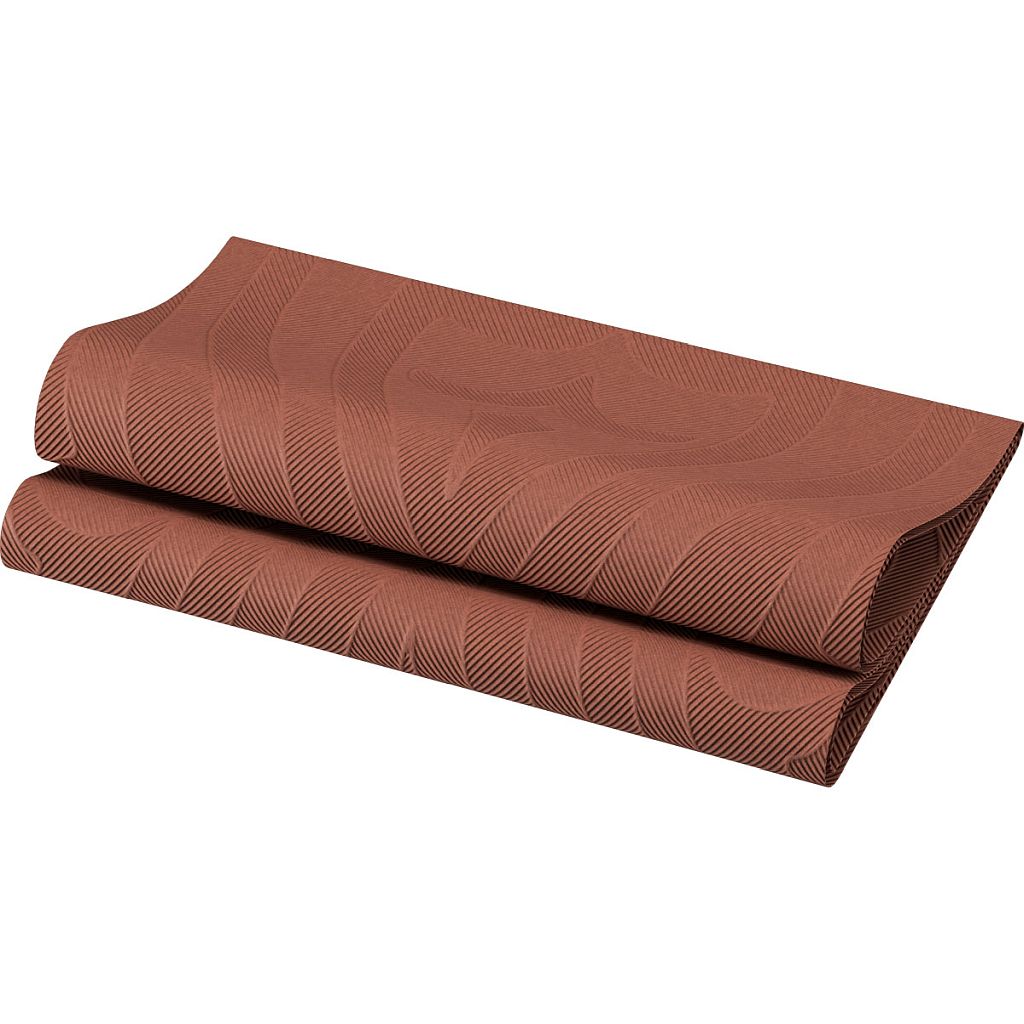 Elegance-Servietten 40 x 40 cm 1/4 Falz Lily chestnut (174388)