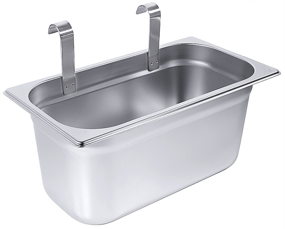 Bestecksammler GN 1/3 Länge: 32,5 cm Breite: 17,6 cm Höhe: 15 cm Volumen: 5,7 l