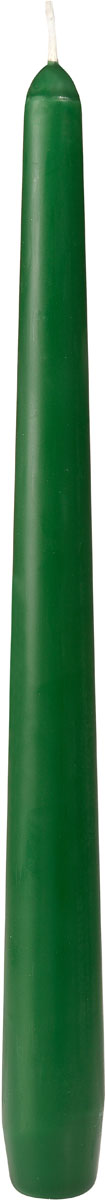 100x DUNI Leuchterkerzen Ø 22 mm Höhe 25 cm jägergrün (351325)