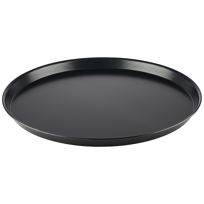 APS Pizzablech 50 cm x 50 cm Höhe: 3 cm Schwarz