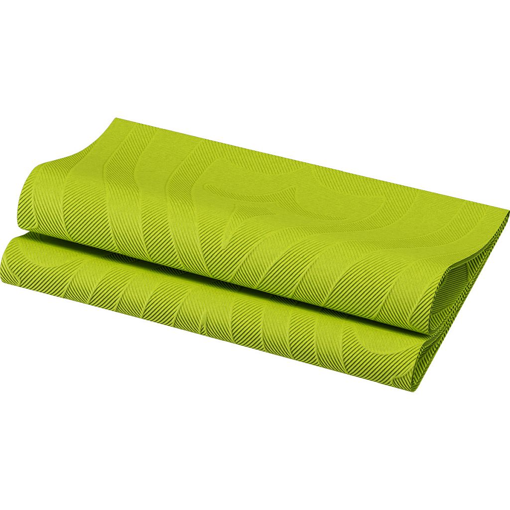 Elegance-Servietten 40 x 40 cm 1/4 Falz Lily kiwi (178639)