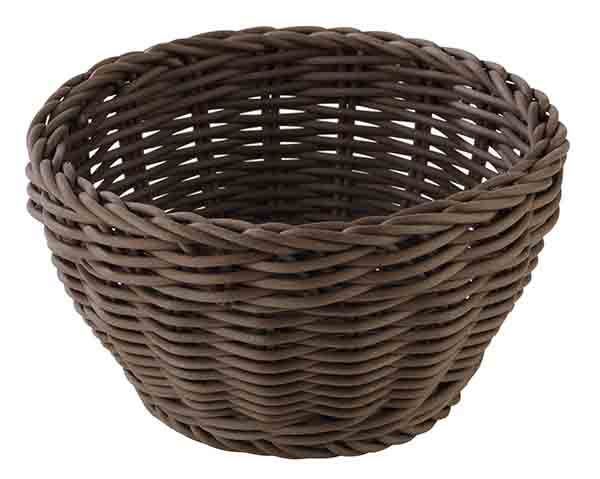 APS Korb, rund  Ø 16 cm, Höhe: 8 cm, braun "PROFI LINE"