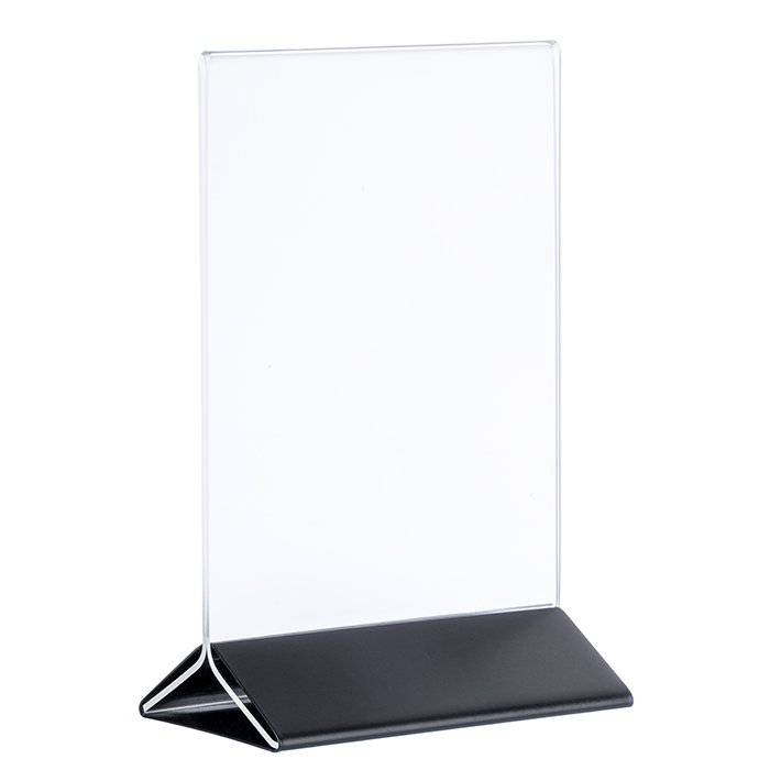 APS Kartenhalter, 2-teilig 7 cm x 21 cm Höhe: 32 cm Schwarz