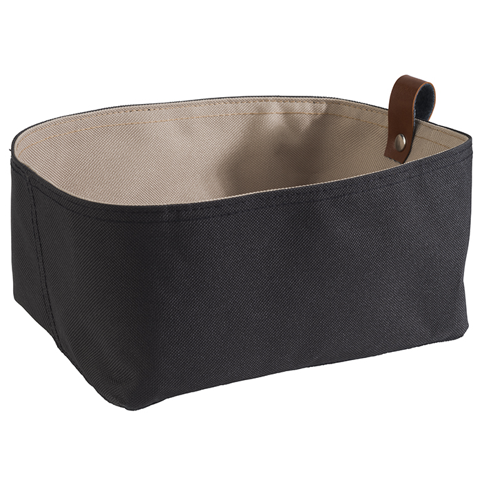 APS Brottasche 24 x 16 cm Höhe: 10,5 cm grau,hellbeige