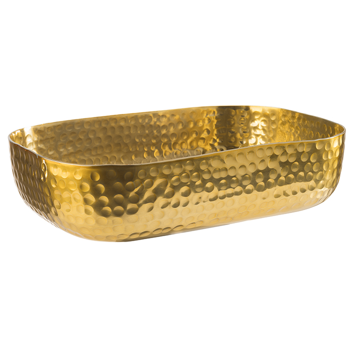 APS Schale 23,0 x 15,5 cm Höhe: 6,0 cm Volumen: 1,4 l gold