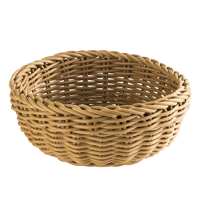 APS Korb, rund  Ø 20 cm, Höhe: 8 cm, beige "PROFI LINE"