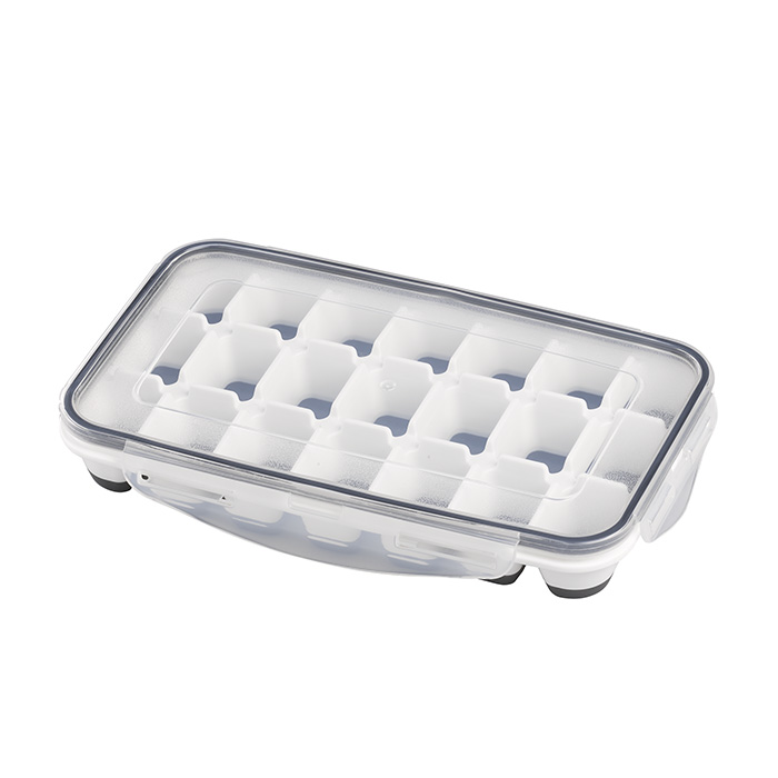 APS Eiswürfelform mit Deckel, Eiswürfelgröße: 4 x 2,5 x 3 cm, 2er Set