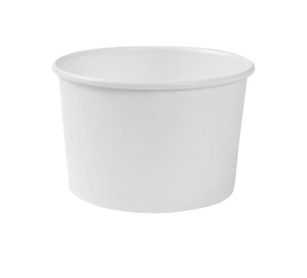 Eisbecher Hartpapier 340 ccm weiß