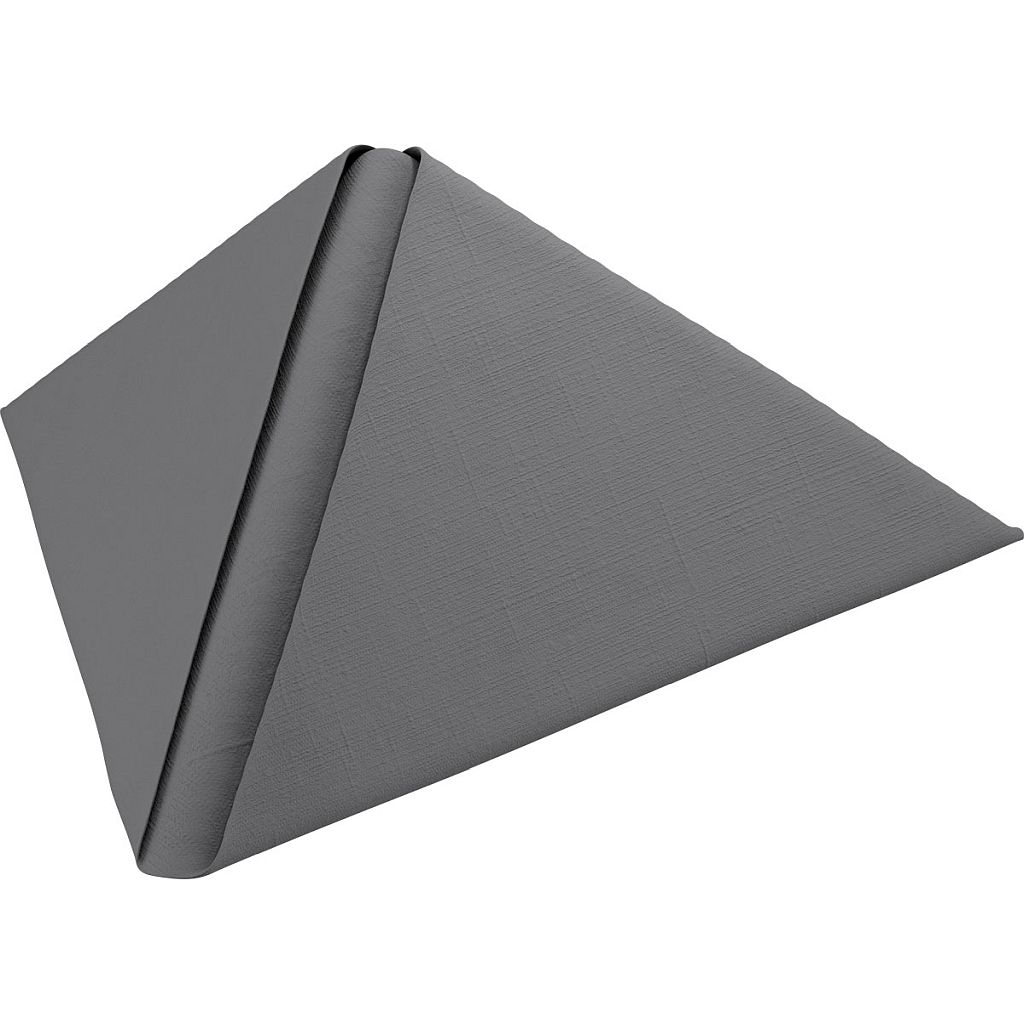 Dunilin-Servietten 40 x 40 cm 1/4 Falz Granite Grey (186782)