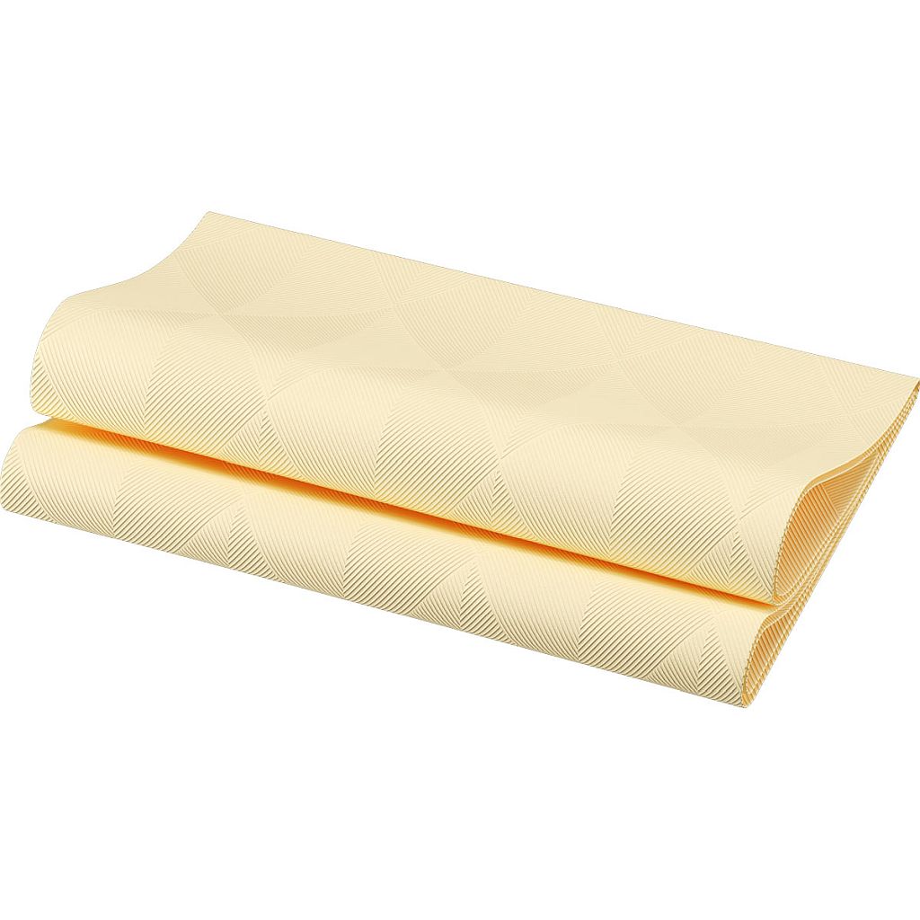 Elegance-Servietten 40 x 40 cm 1/4 Falz Crystal Cream (168442)