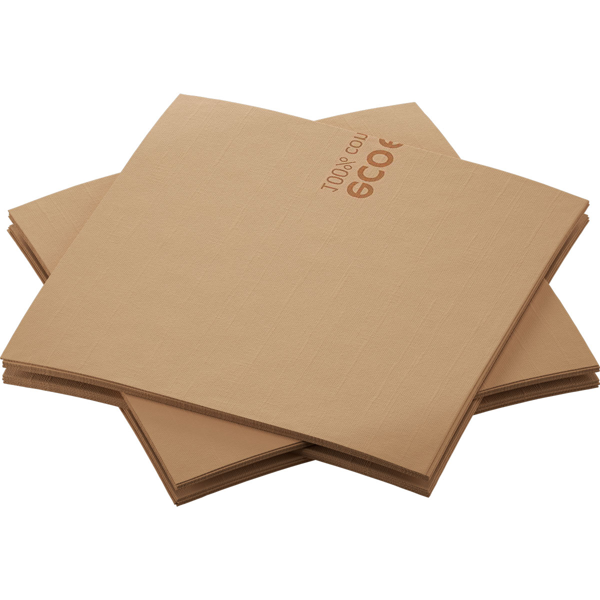 Dunisoft-Servietten 20 x 20 cm eco Brown (178637)