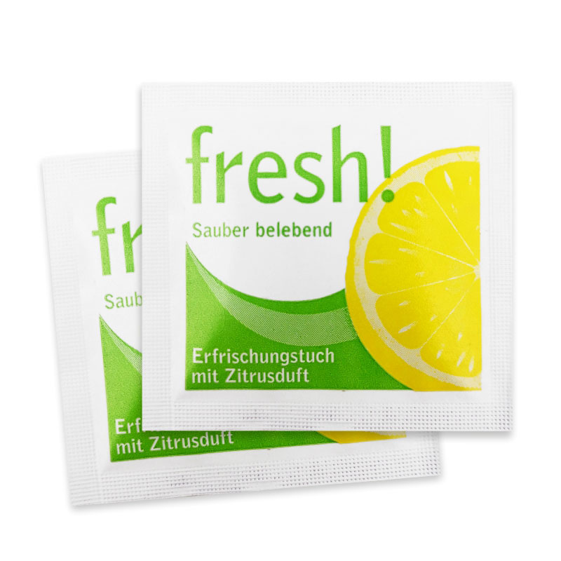 Erfrischungstücher mit Citrus-Duft