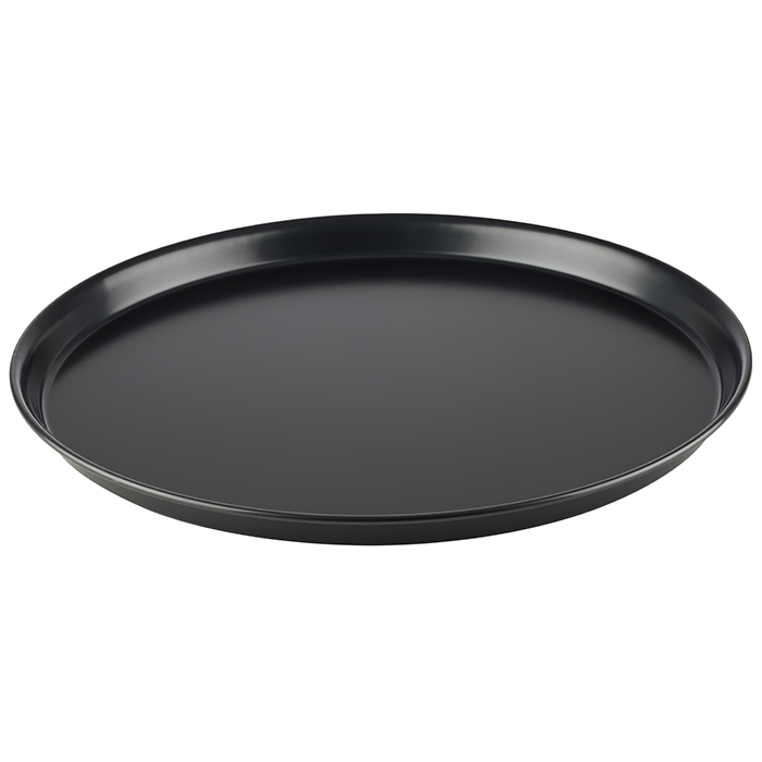 APS Pizzablech 40 cm x 40 cm Höhe: 2,5 cm Schwarz
