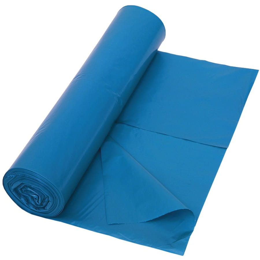 LDPE Abfallsäcke 240 L 650 + 550 x 1350 mm Typ 80 lose blau