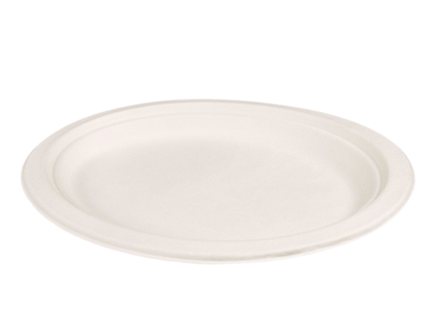 Bagasse Menüteller Ø 24 cm Höhe: 2 cm