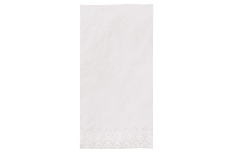 Zelltuch-Servietten 33 x 33 cm 3-lagig 1/8 Falz weiß