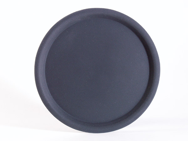 APS Serviertablett Ø 32 cm Höhe: 1,5 cm Schwarz "HAPPY HOUR"