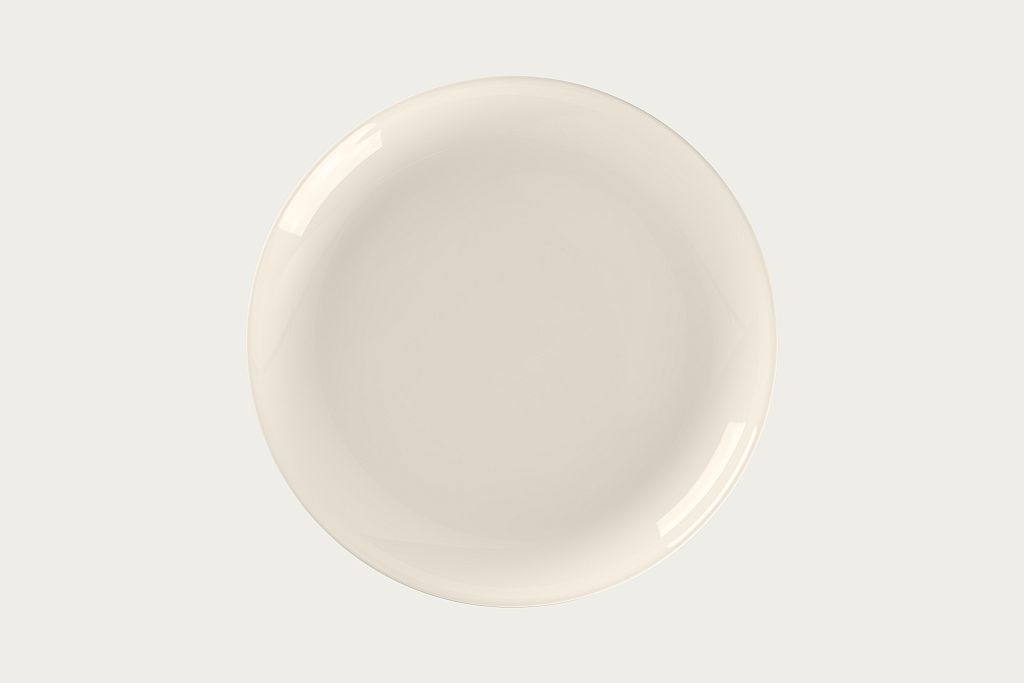 12 x RAK Teller flach coup rund Ø 27 cm H. 2,7 cm Farbe: Bone China "FEDRA" (BCFRCP27)