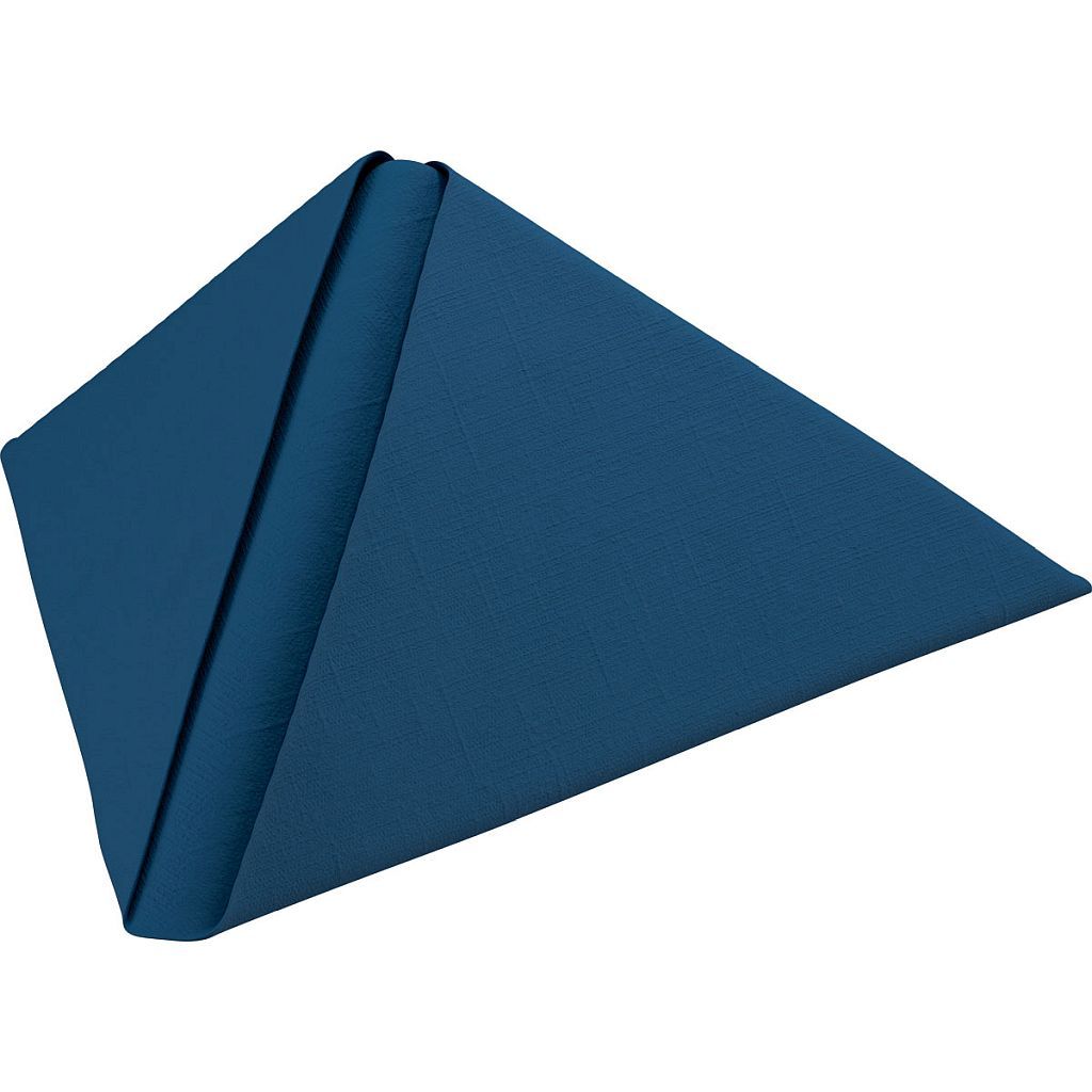 Dunilin-Servietten 40 x 40 cm 1/4 Falz Dunkelblau (186792)
