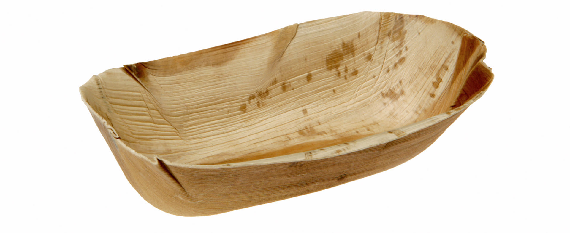 Palmblattschalen oval 22 x 12,5 cm tief 6 cm