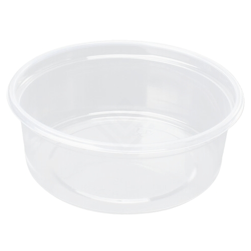 Verpackungsbecher PP 125 ml rund glatt Ø 100 mm h 30 mm transparent