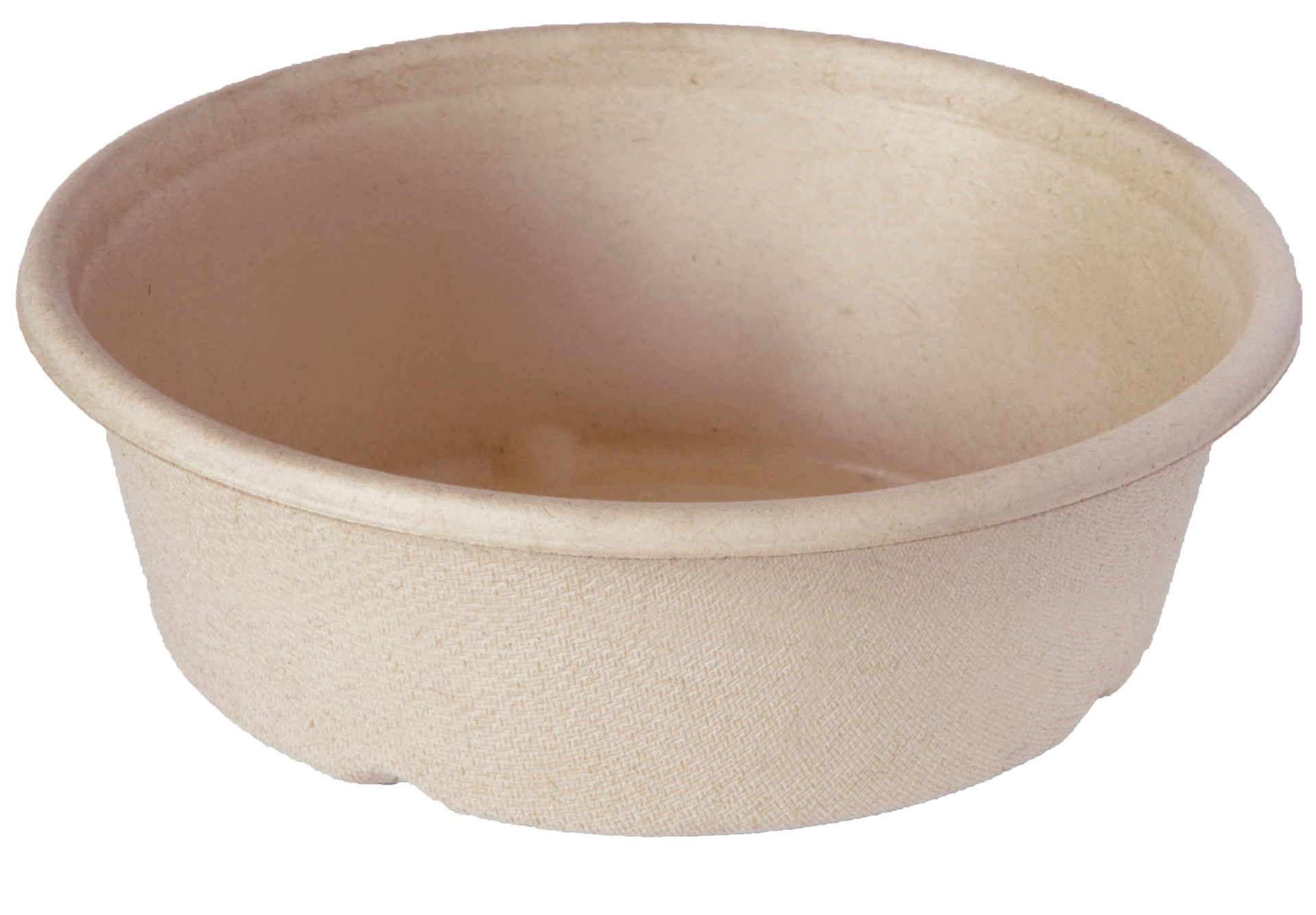 DUNI echoecho BioPak Salatschalen Bagasse rund Ø 194 mm H 53 mm 900 ml braun