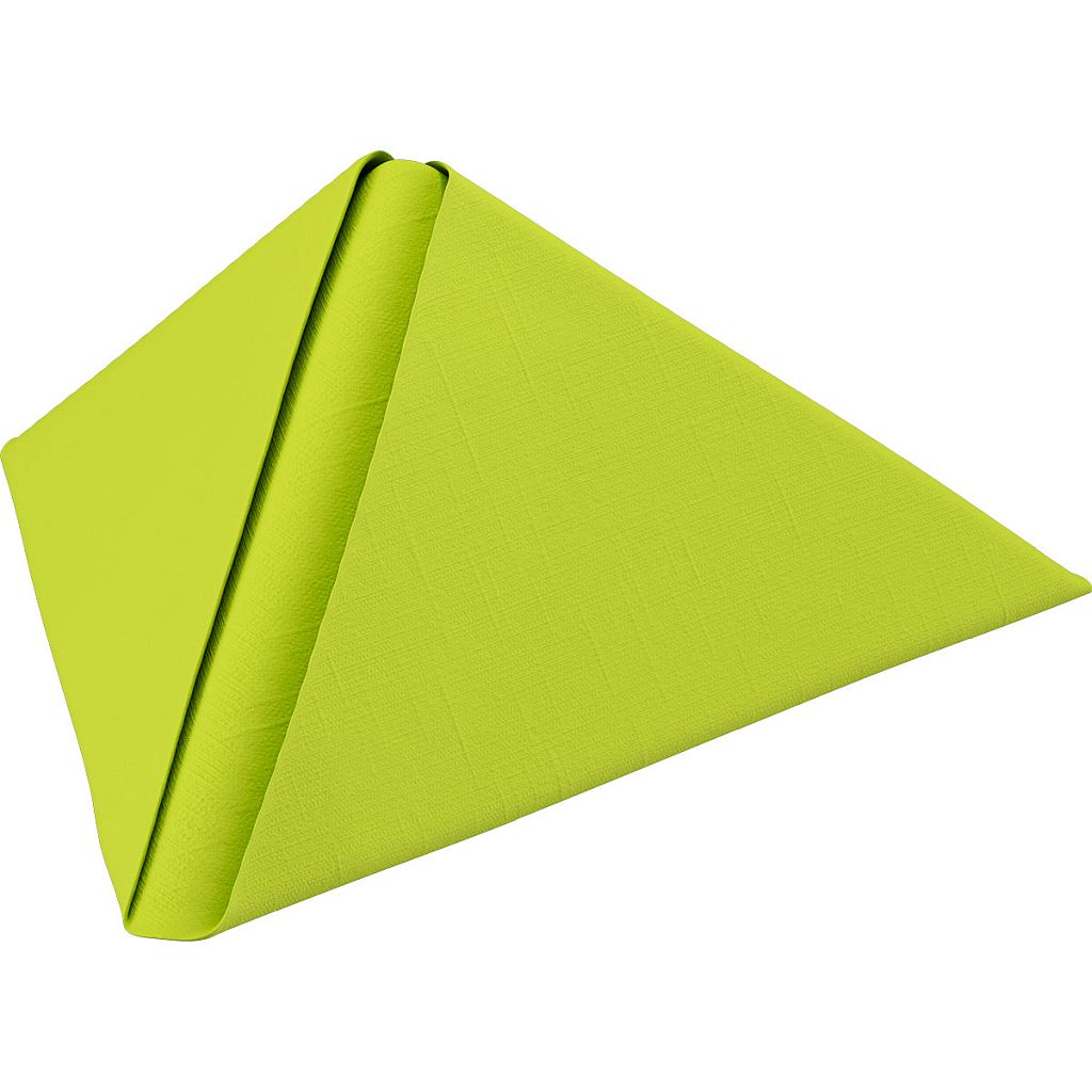 Dunilin-Servietten 40 x 40 cm 1/4 Falz Kiwi (192726)