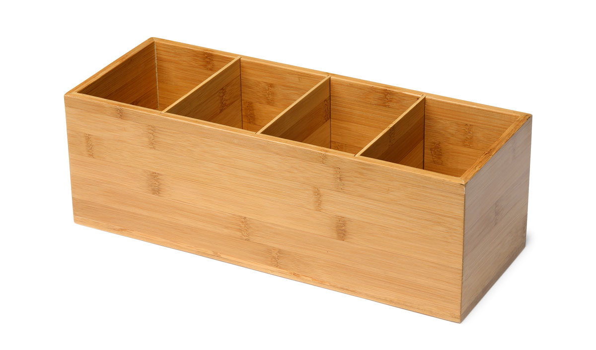 DUNI Besteckkästen Multi, Bambus 36 x 14 cm Nature (179999)