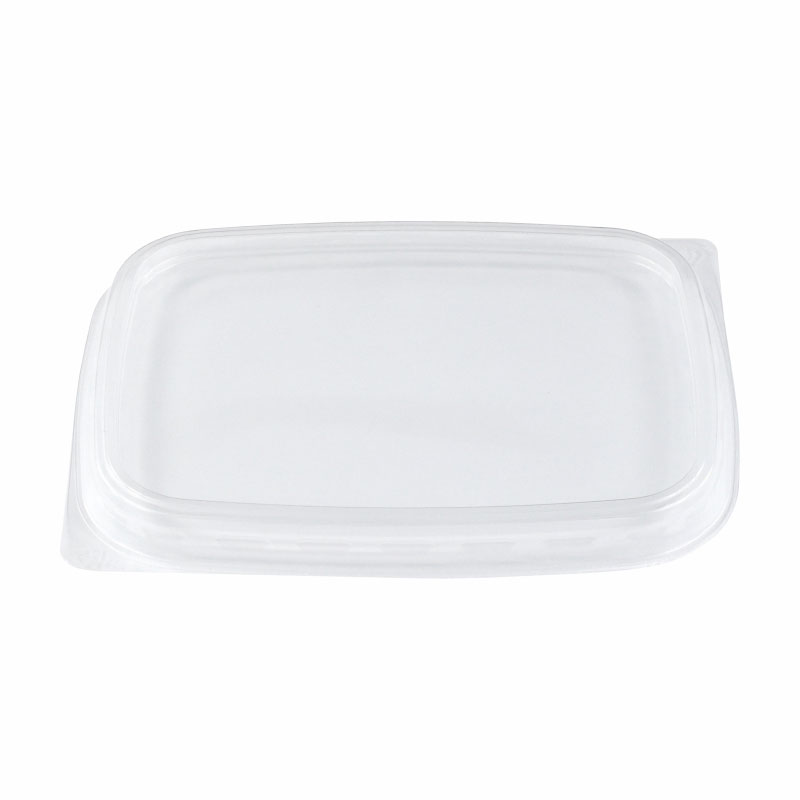 Deckel PP zu Verpackungsbecher ECKIG transparent