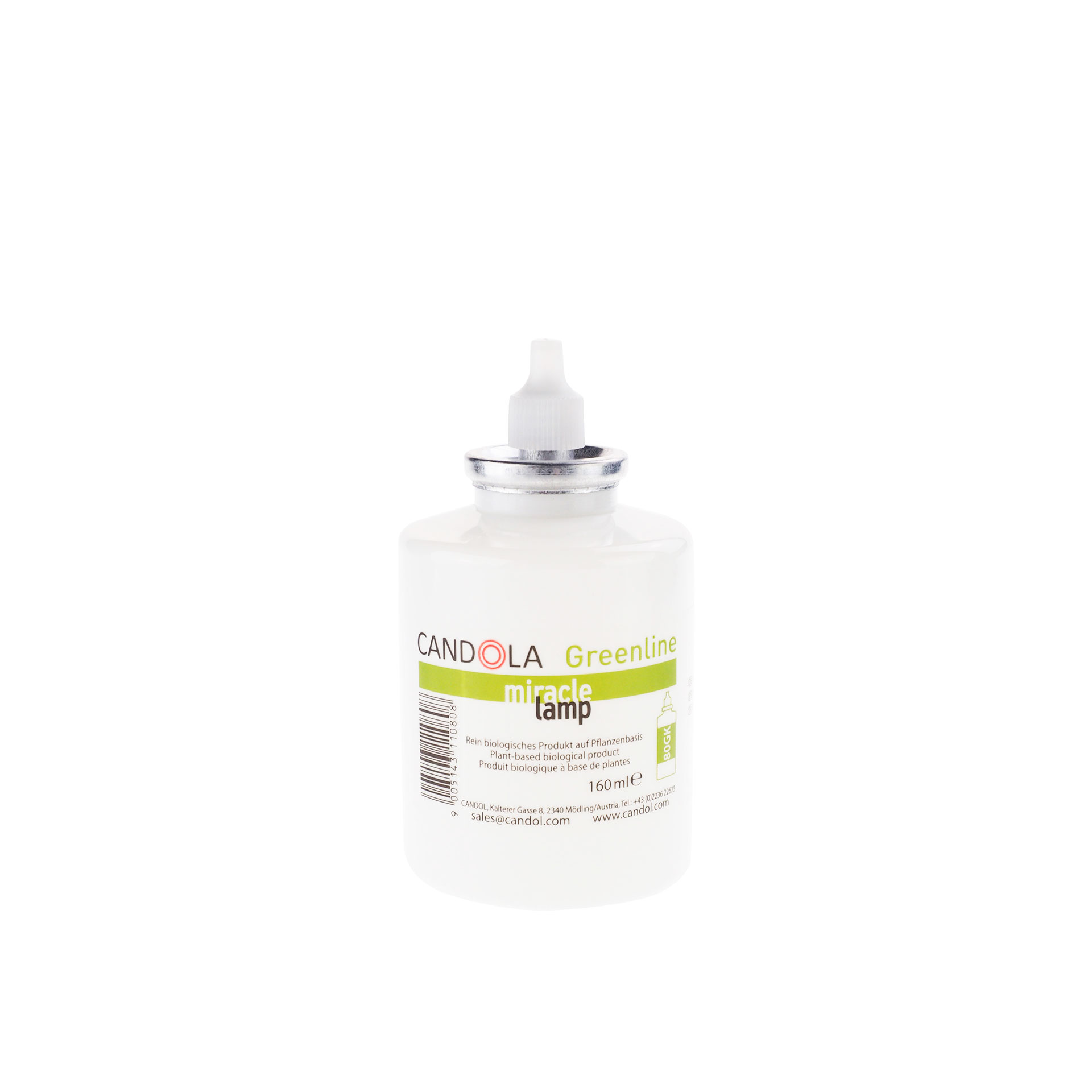 Candola Austauschflasche Greenline 80GK 160 ml Brenndauer bis 50h -24 Stück