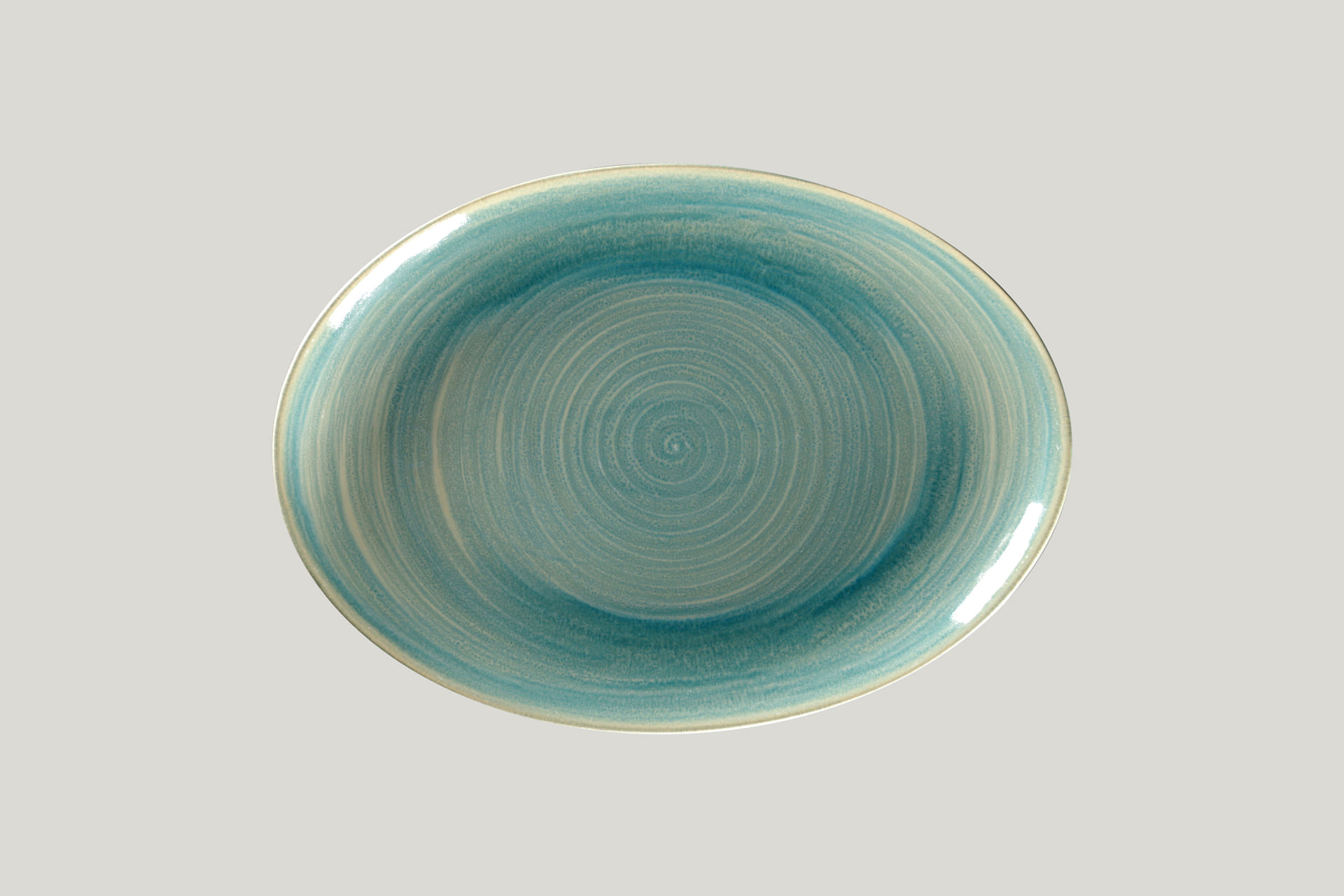 RAK Platte oval L 32 cm B 23 cm RAKSTONE / SPOT saphire (SSRNNOP32)