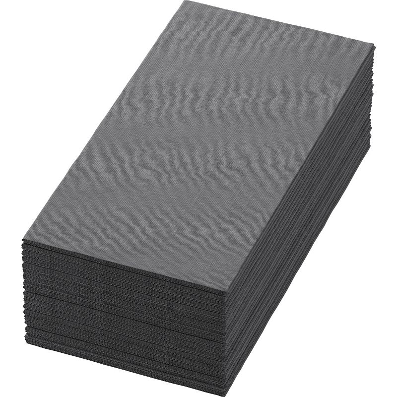 Dunisoft Serviette 40 x 40 cm 1/8BF Granite Grey (202938)