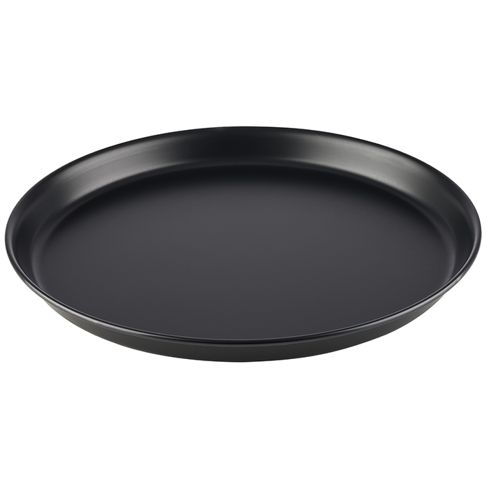 APS Pizzablech 30 cm x 30 cm Höhe: 2,5 cm Schwarz