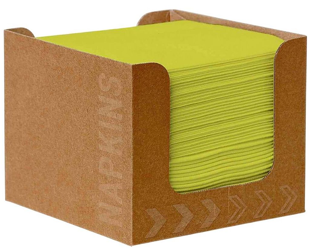 Dunisoft-Serviettenbox 20 x 20 cm kiwi (183316)