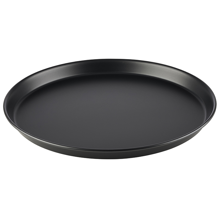 APS Pizzablech 32 cm x 32 cm Höhe: 2,5 cm Schwarz