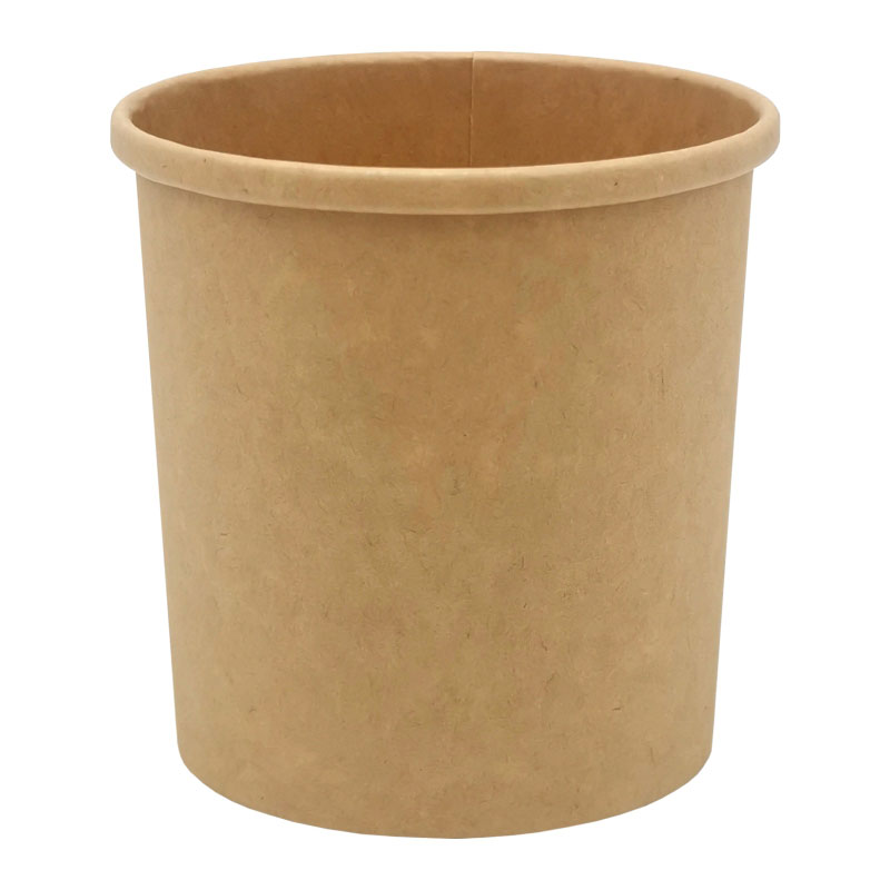 Suppenbecher Kraftpapier 500 ml 16 oz braun