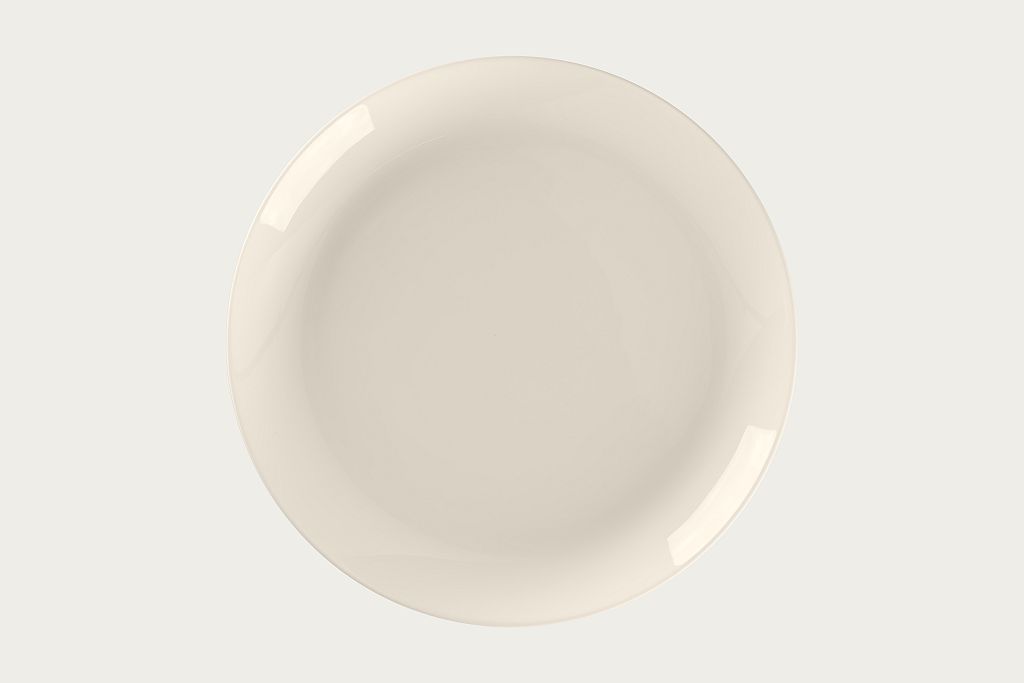 12 x RAK Teller flach coup rund Ø 28,5 cm H. 3 cm Farbe: Bone China "FEDRA" (BCFRCP29)
