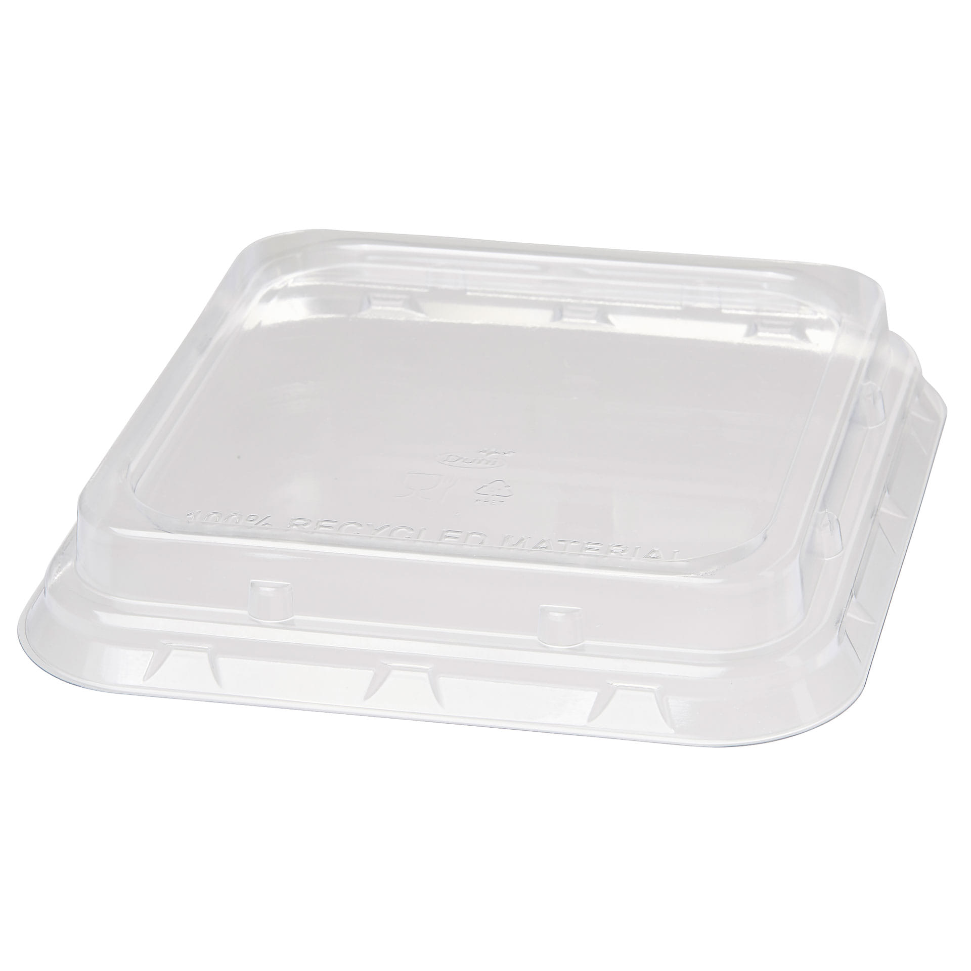 DUNI Deckel rPET für Artikel 177006 / 176871 Menübox eckig transparent (188062)