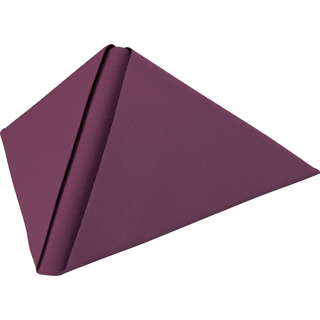 Dunilin-Servietten 40 x 40 cm 1/4 Falz Plum (186793)