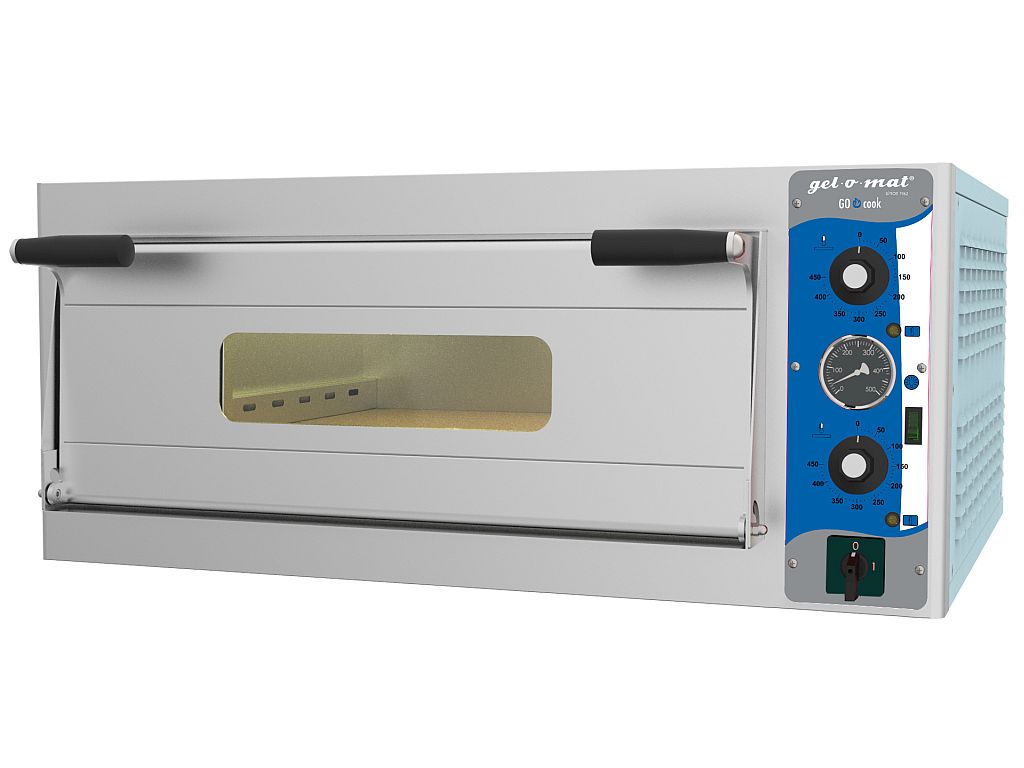 Gel-o-mat Infrarot-Pizzaofen 62 x 62 cm Basic Ø 30 cm (GE4301AB)