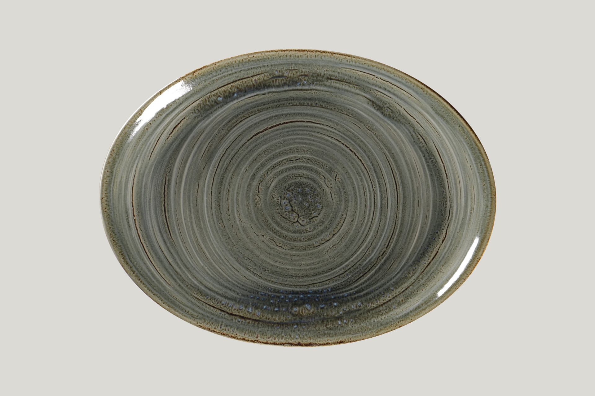 RAK Platte oval L 36 cm B 27 cm RAKSTONE / SPOT peridot (SPTNNOP36)