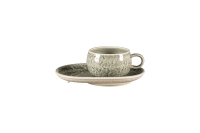 12x RAK Kaffeetasse Ø 9 cm Ht. 6 cm Ihn. 25 cl mit Untertasse "KRUSH"