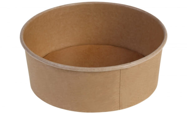 Salatschale Kraftpapier Ø 18,5 cm 1.300 ml braun
