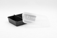 DishCircle Rechteckschale mit Trennung 1/3 zu 2/3 DishCircle Rechteckschale mit Trennung 1/3 zu 2/3